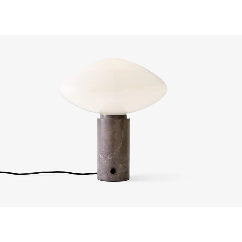 MIST AP17 - BORDLAMPE - GLAS GRIGIO CALDO BASE