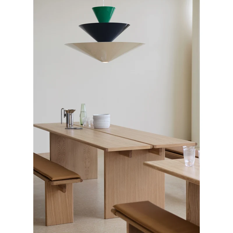 GIO LN15 - PENDEL Ø92 - SIGNAL GREEN, DEEP BLUE OG ECRU WHITE