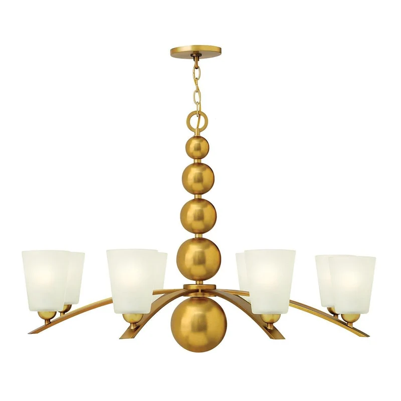 Lustre Doré Art Déco