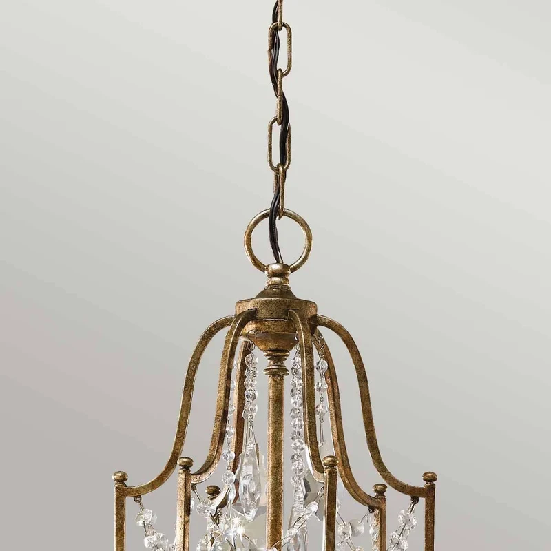 Lustre Salon Vintage Laiton