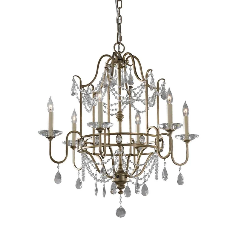 Lustre Italien Argent Doré