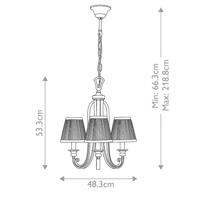Petite Suspension Chandelier