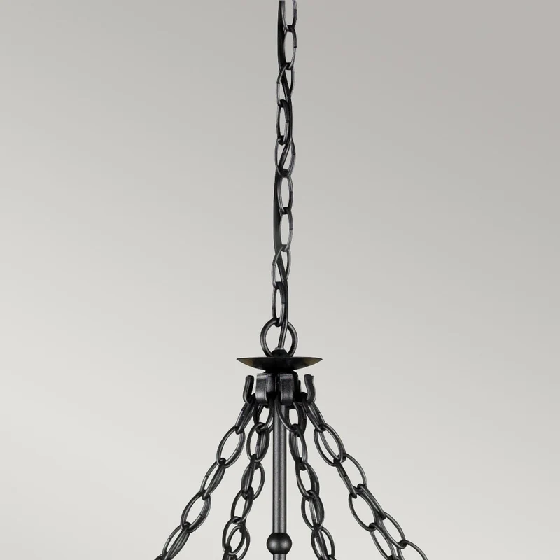 Lustre Noir Château Médiéval
