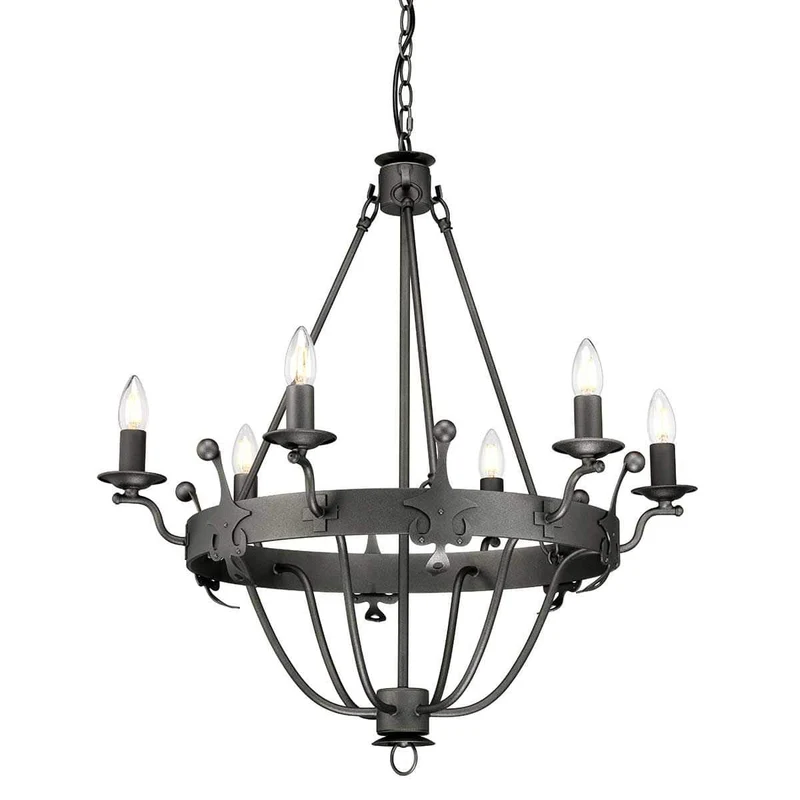 Lustre Fer Noir