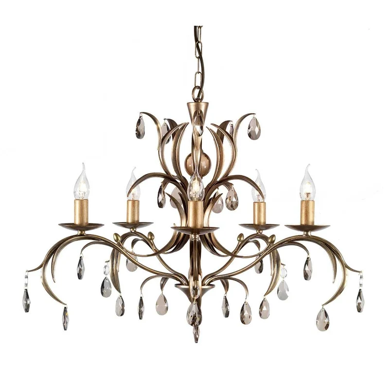 Lustre Chandelier Bronze Ancien