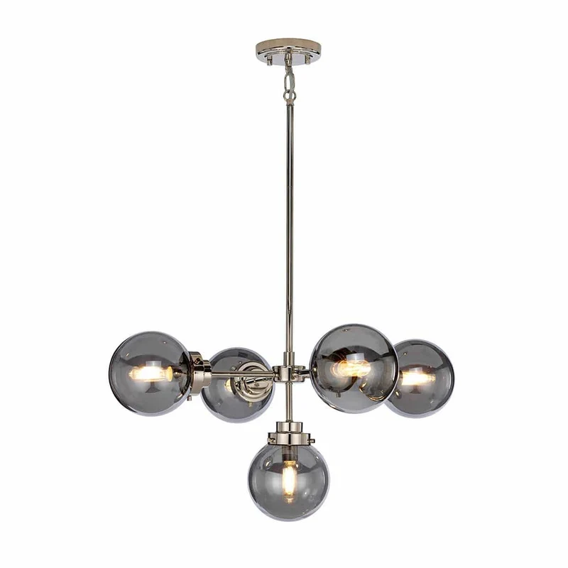 Luminaire Lustre Verre Noir