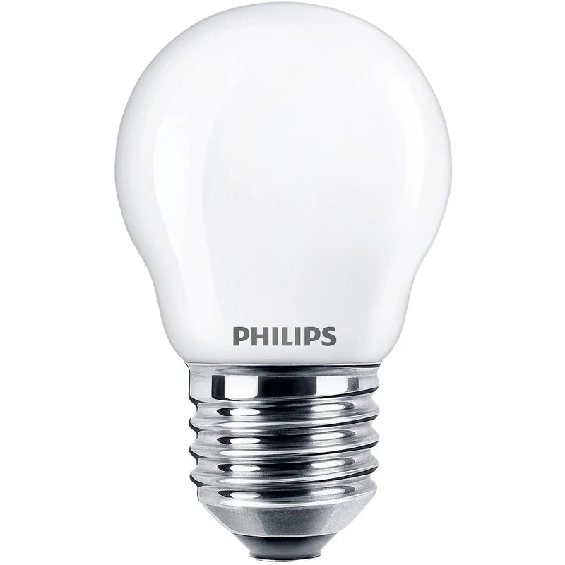 Philips LED Krone E27 4,3 W Glas Frosted