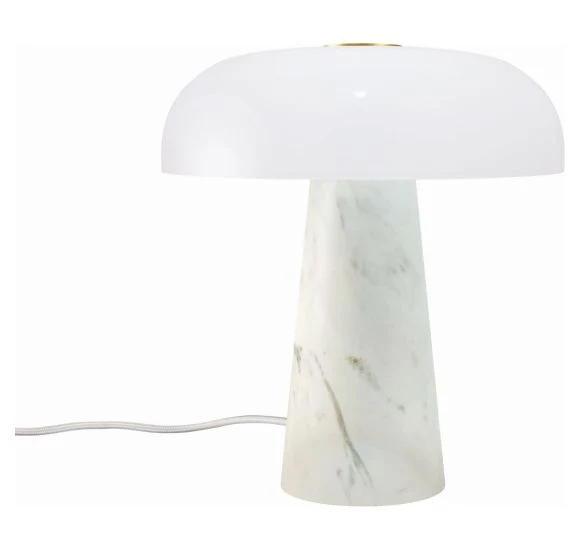 GLOSSY MINI BORDLAMPE HVID MARMOR
