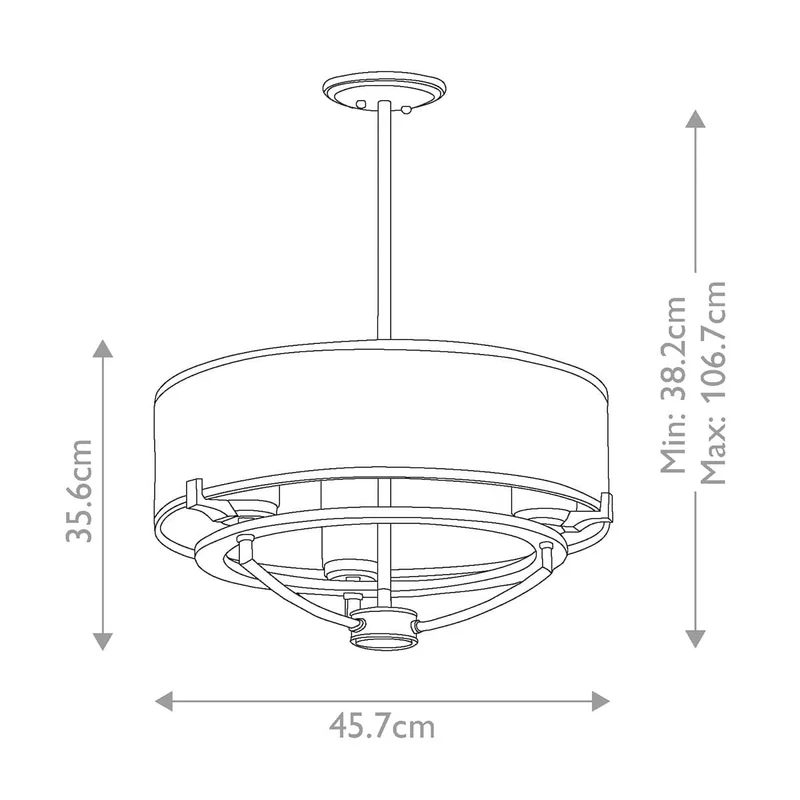 Lustre LED Alu Cuisine