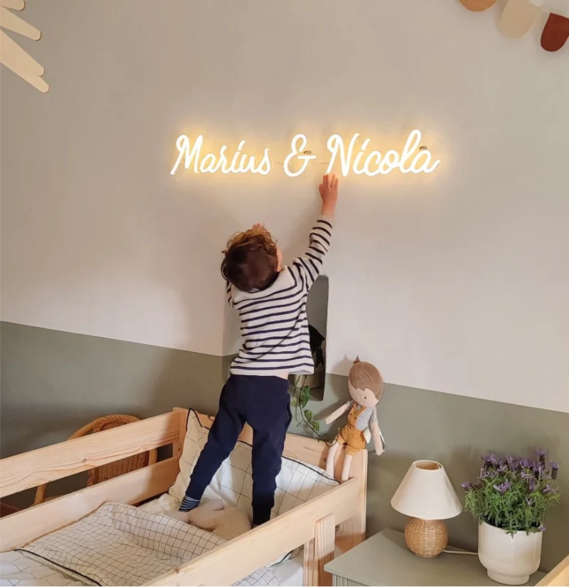 Créez votre propre néon pour chambre d'enfant