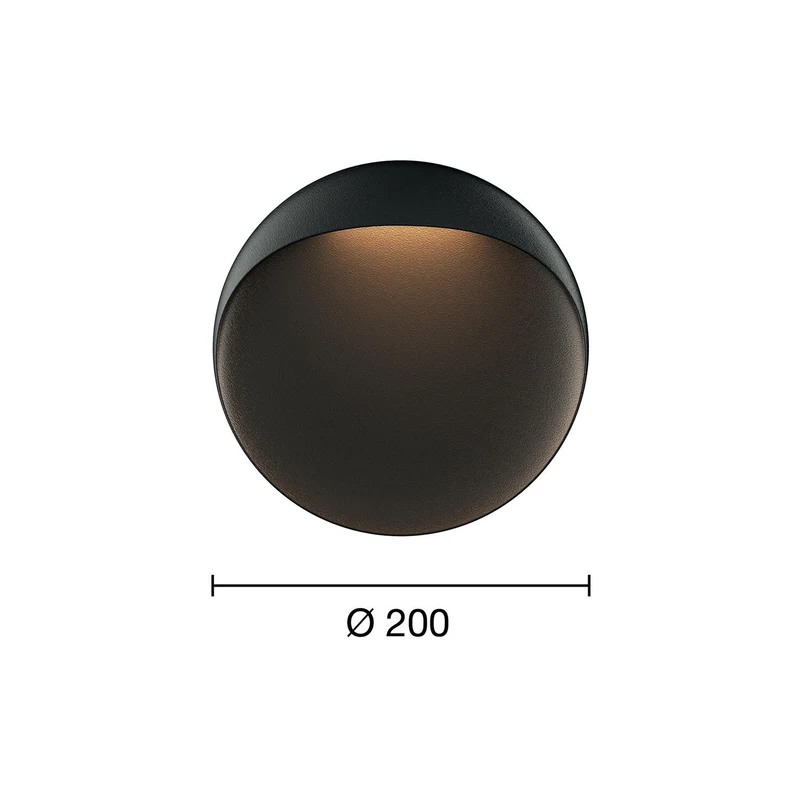 Flindt Wall Ø20 - Sort - | Louis Poulsen 2700K