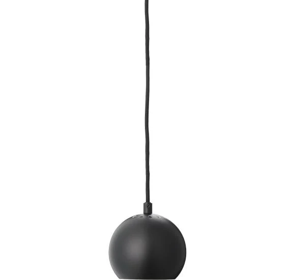 Ball Pendel Ø12 - Mat Sort | Frandsen