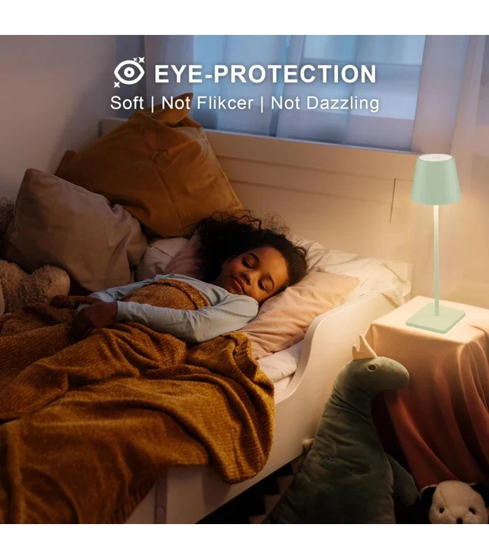 LED bordlampe Inde/ude - Grøn, touch dæmpbar, CCT, IP54 udendørs - Lampeagenten
