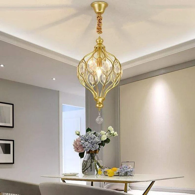 Lustre Doré Pas Cher