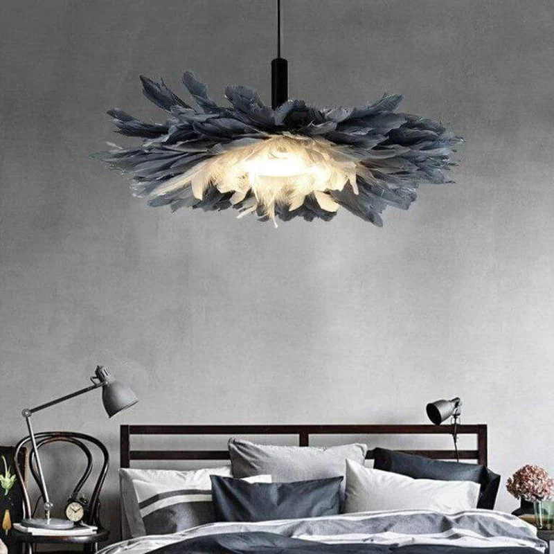 Lustre Plume Noir