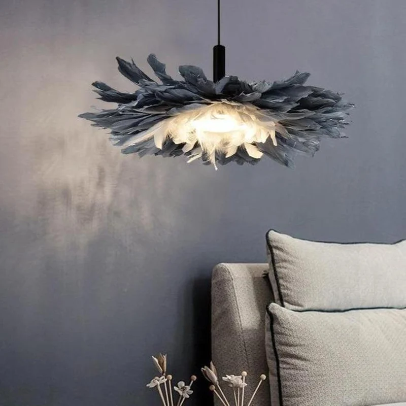 Lustre Plume Noir