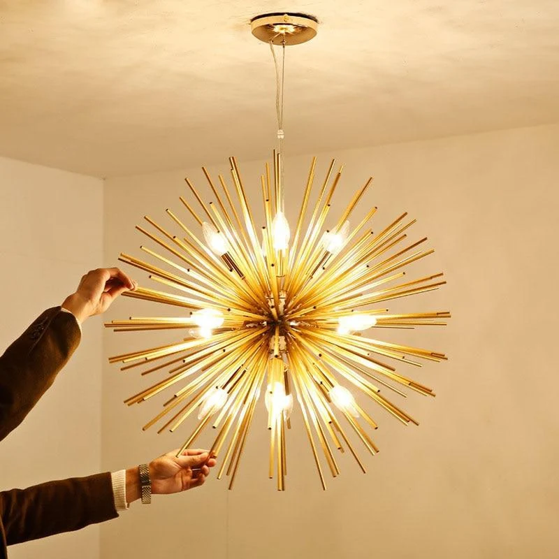 Lustre Métal Doré