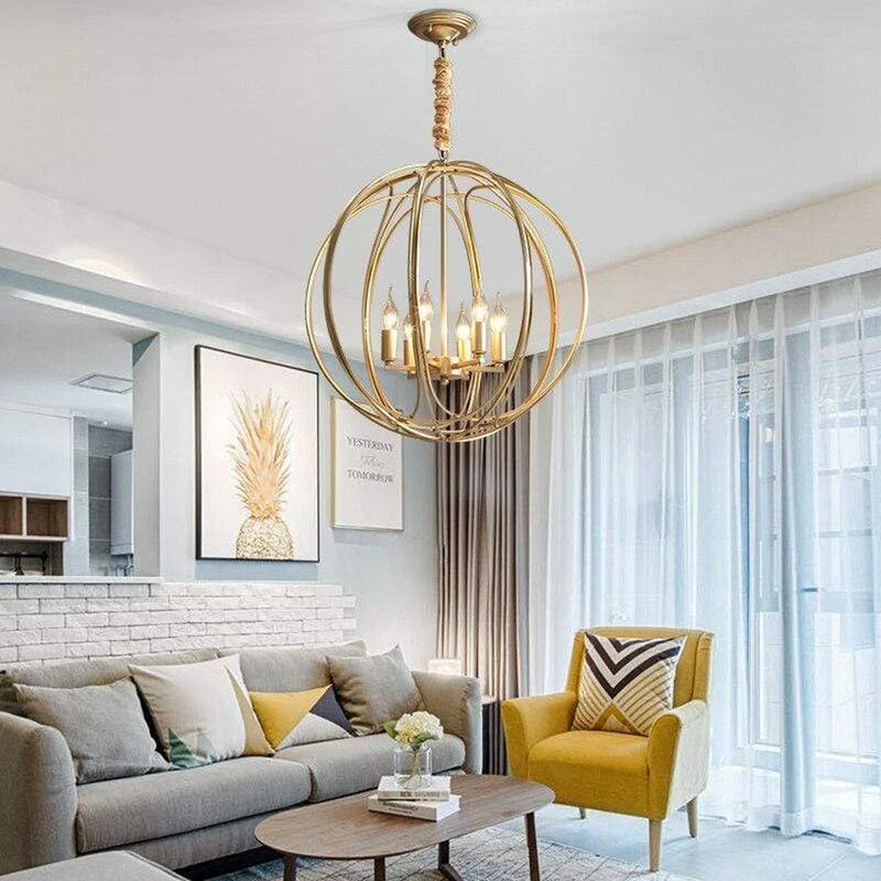 Lustre Salon Moderne Led