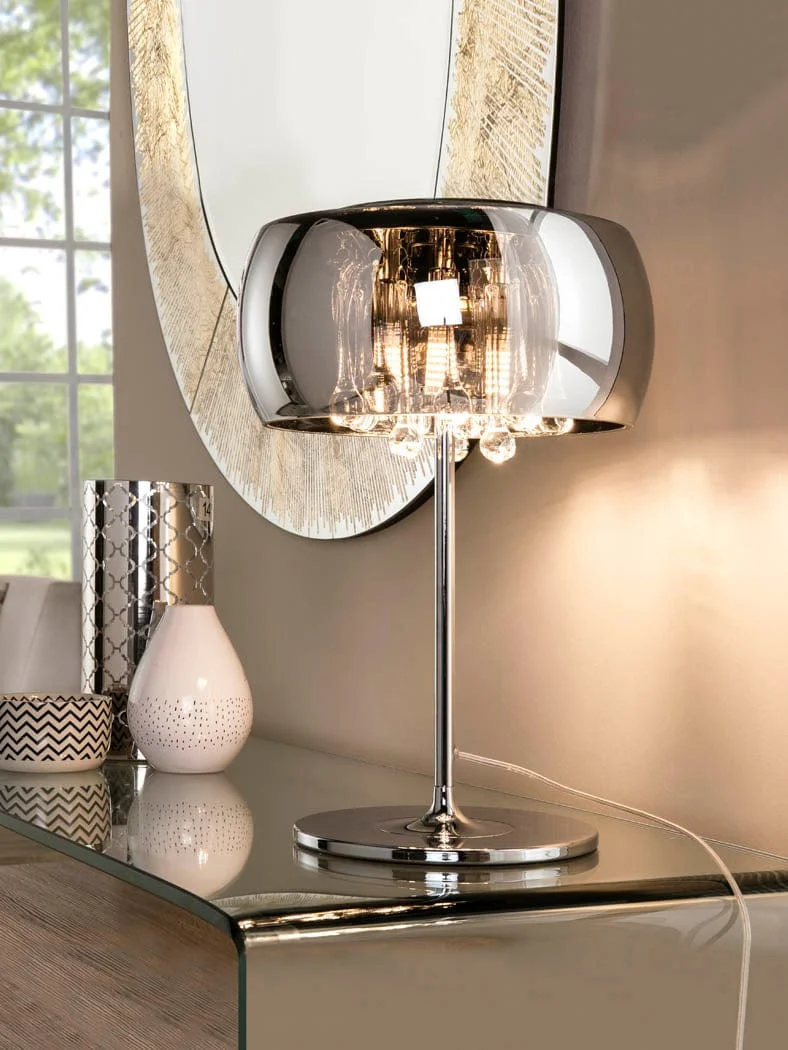 Lampe Chevet Chambre Salon Verre Murano