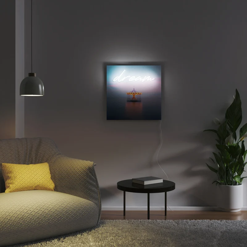 Dream by Yellowpop Wonderland, signe en néon LED