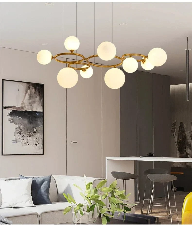 Lustre Pendant Moderne Globes