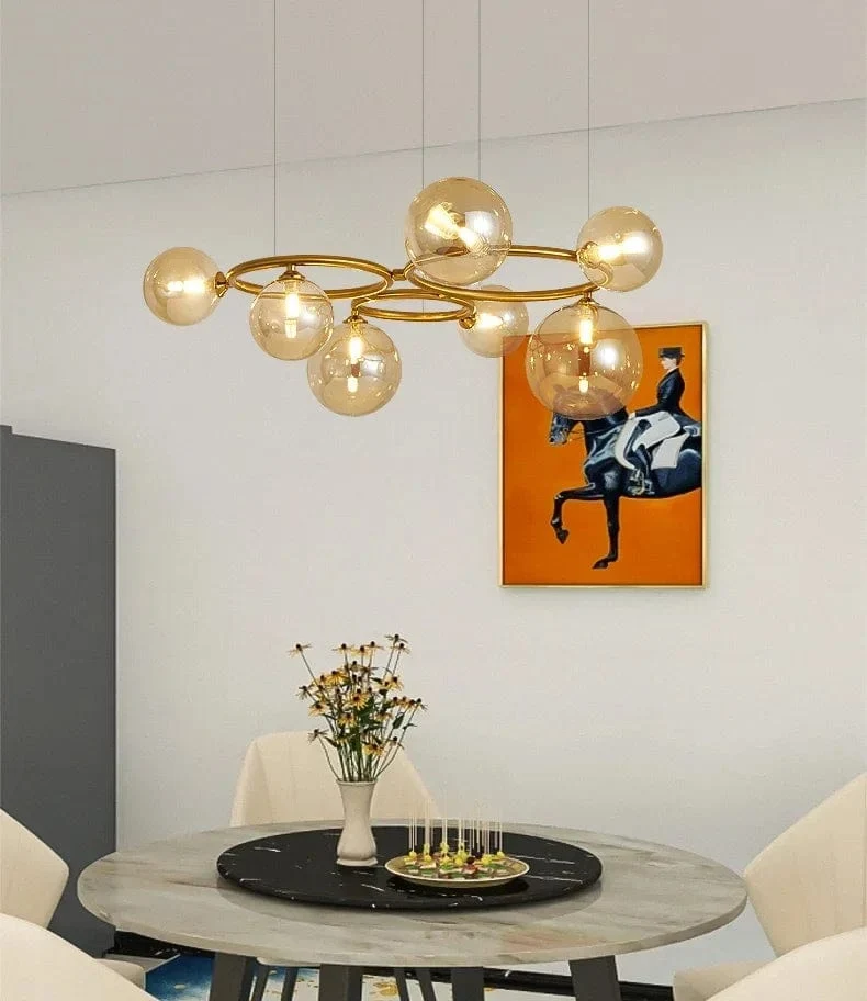 Lustre Pendant Moderne Globes