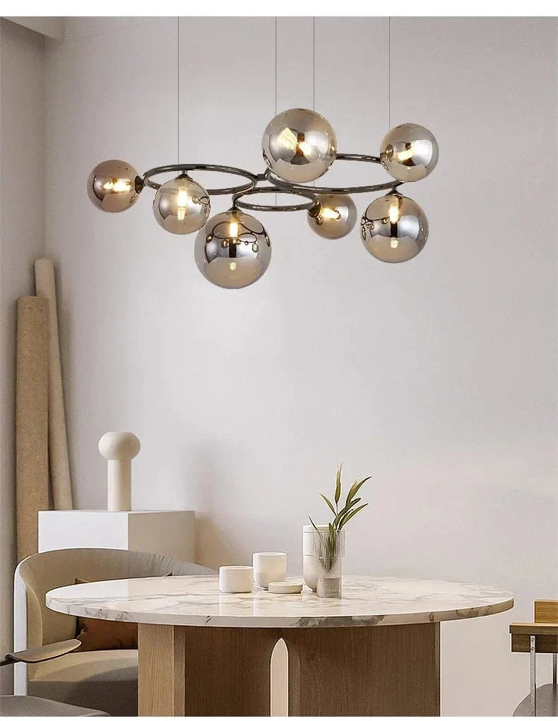 Lustre Pendant Moderne Globes