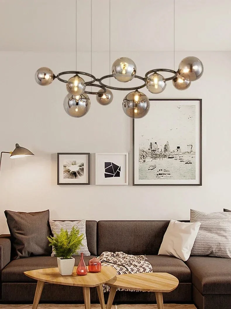Lustre Pendant Moderne Globes