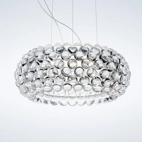 Suspension LED Connectée Cristal Boule Luxe