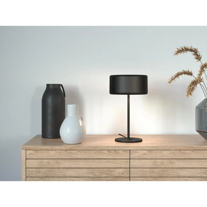 GRAIN - BORDLAMPE M - MAT SORT - BELID