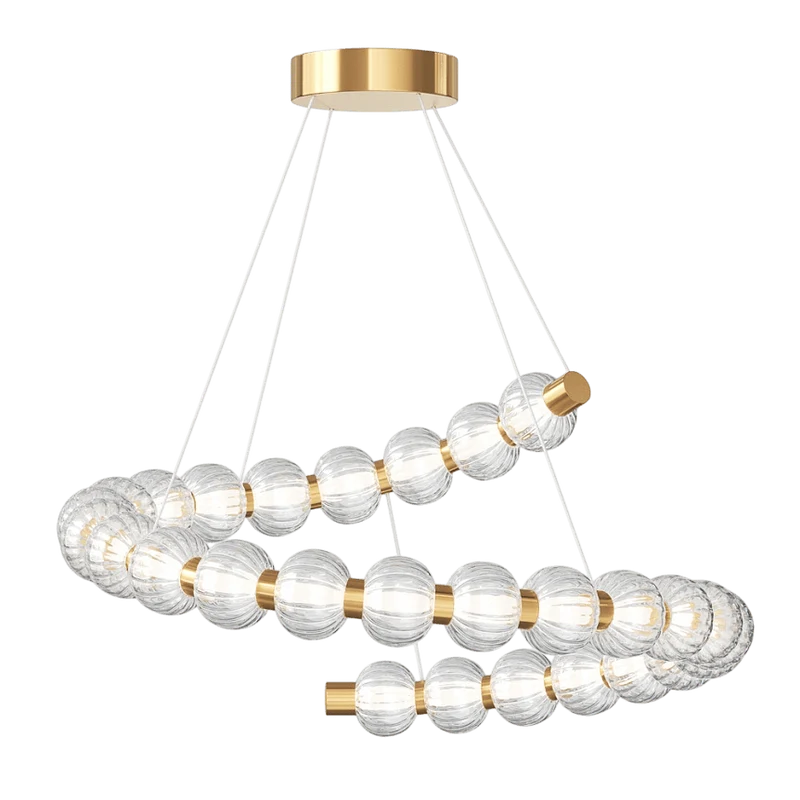 Lustre Verre Moderne Salon