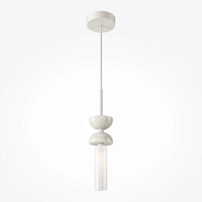Luminaire suspension marbre gris Chambre