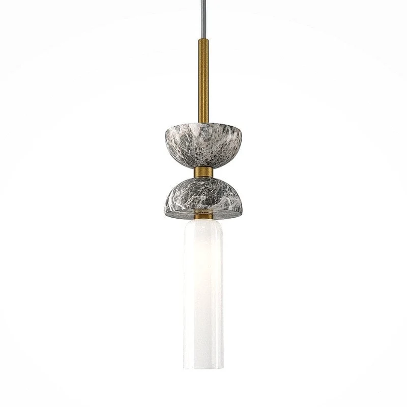 Luminaire suspension marbre gris Chambre