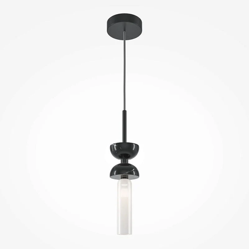 Luminaire suspension marbre gris Chambre