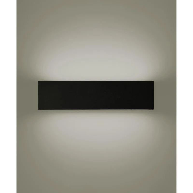 BRICK OUTDOOR DOWN LED - VÆGLAMPE - SORT