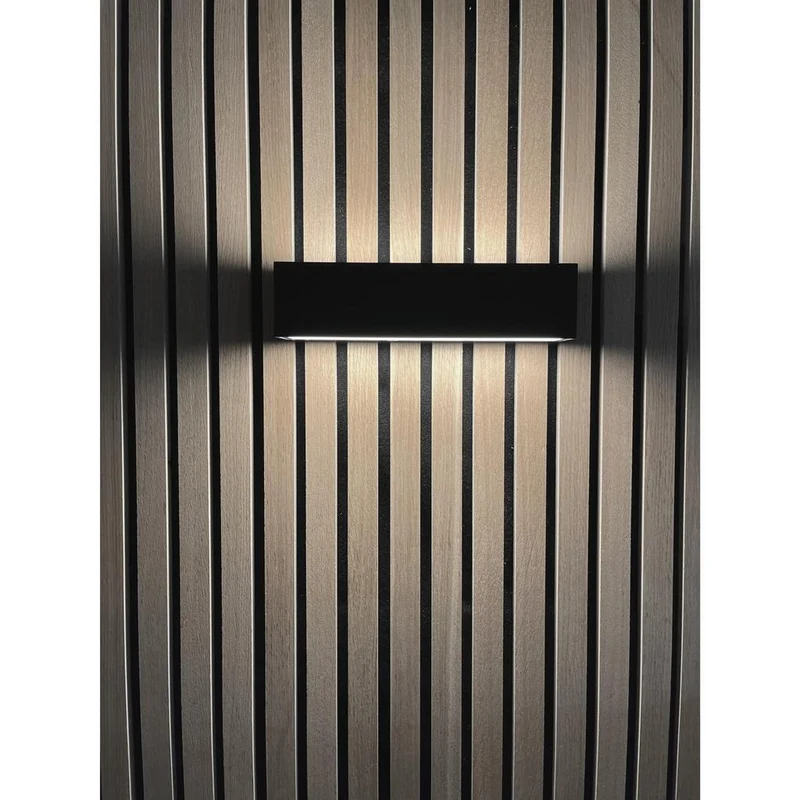 BRICK OUTDOOR DOWN LED - VÆGLAMPE - SORT