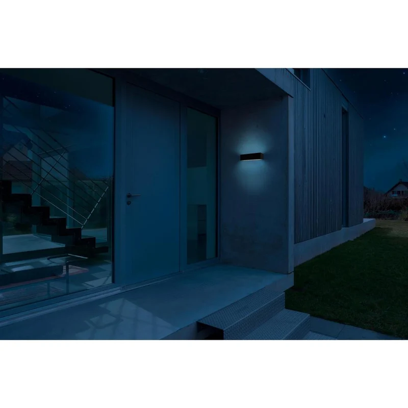 BRICK OUTDOOR DOWN LED - VÆGLAMPE - SORT