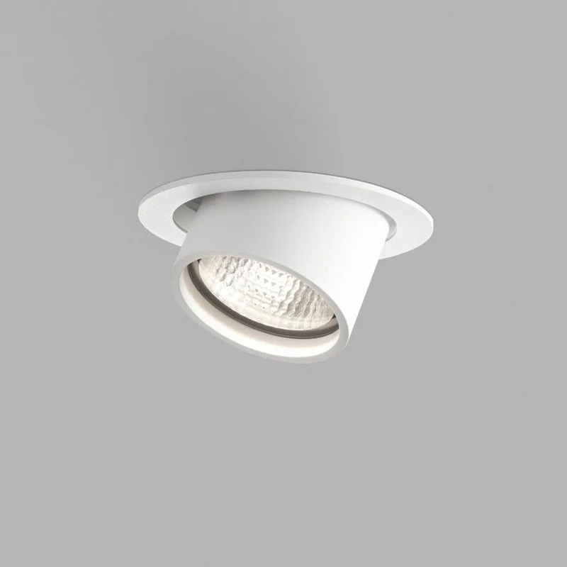 Angle LED Downlight Hvid - Light-Point (3000 K, Dæmpbar, 90° tilt)