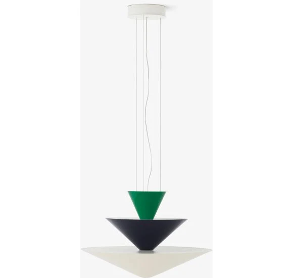 GIO LN14 - PENDEL Ø60 - SIGNAL GREEN, DEEP BLUE OG ECRU WHITE
