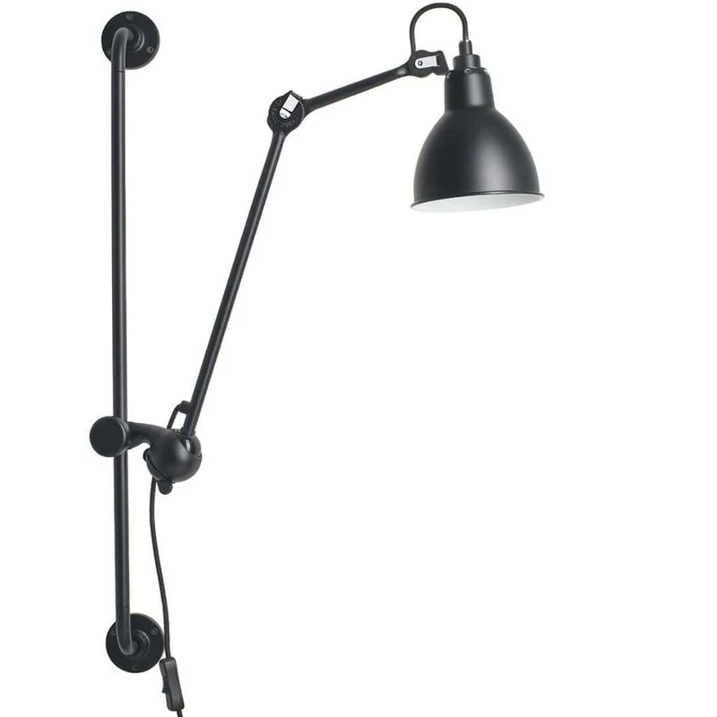 210 Væglampe Sort - Klassisk designlampe fra Lampe Gras
