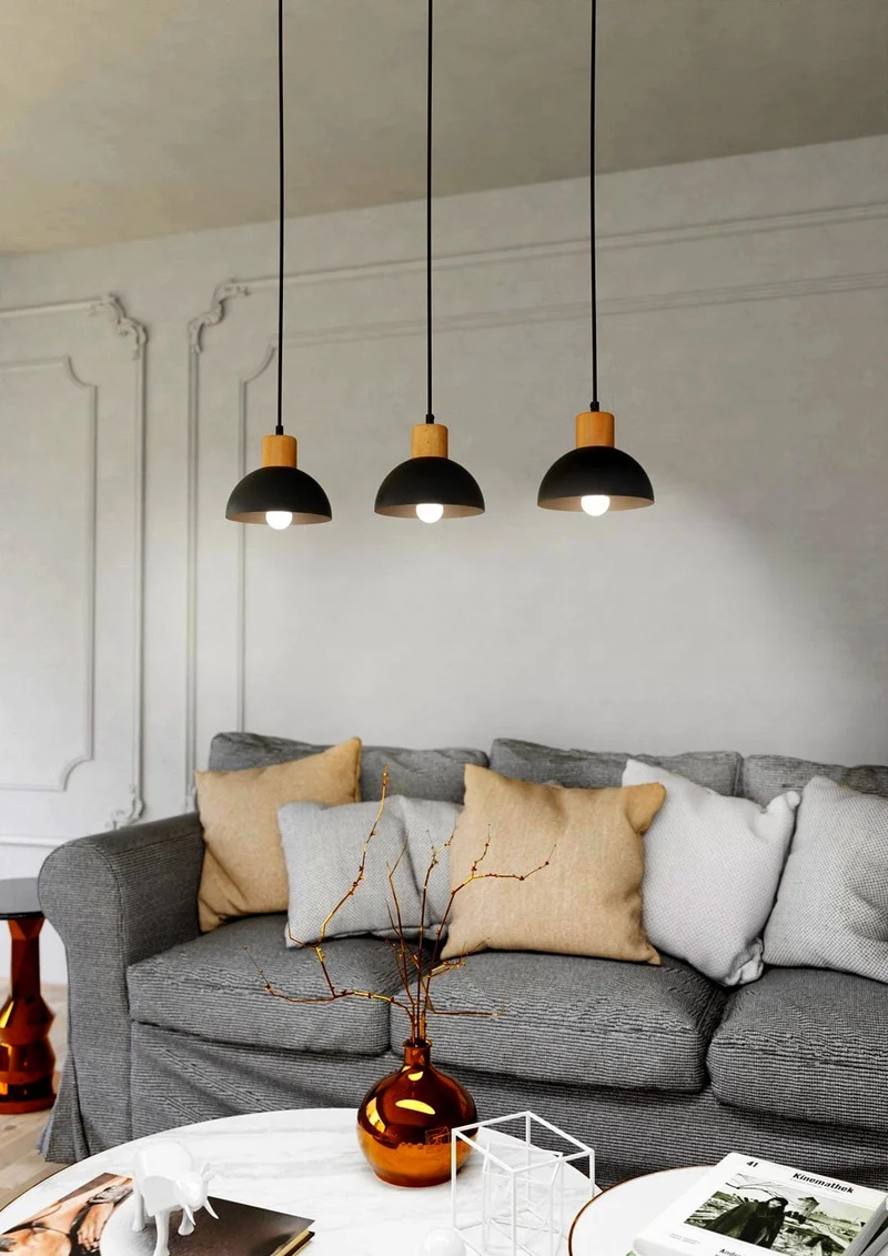 Suspension Noire Scandinave Salle a Manger