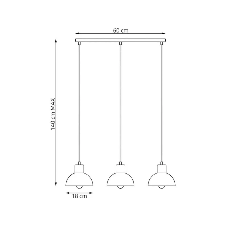 Suspension Noire Scandinave Salle a Manger