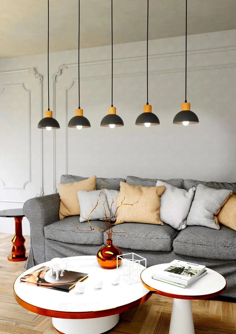 Suspension Noire Scandinave Salle a Manger