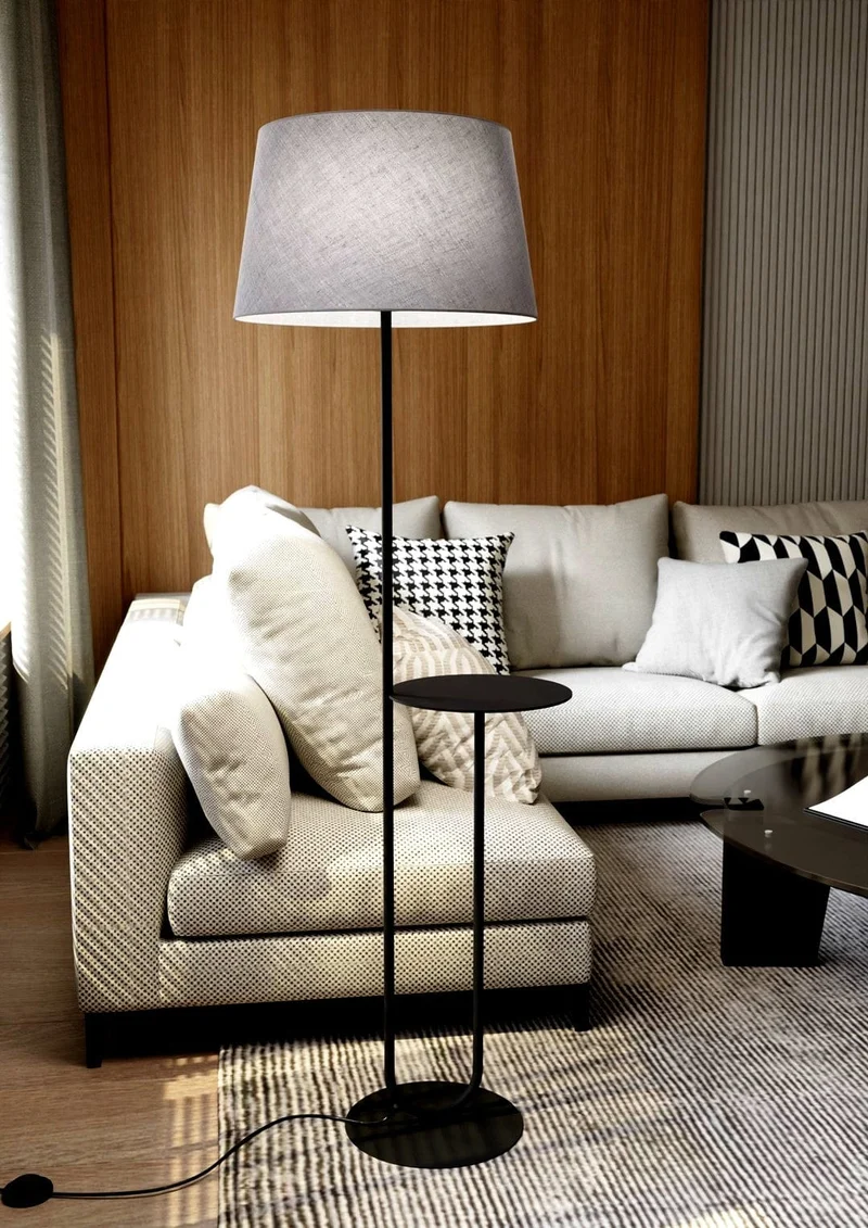 Lampadaire Beige de Salon