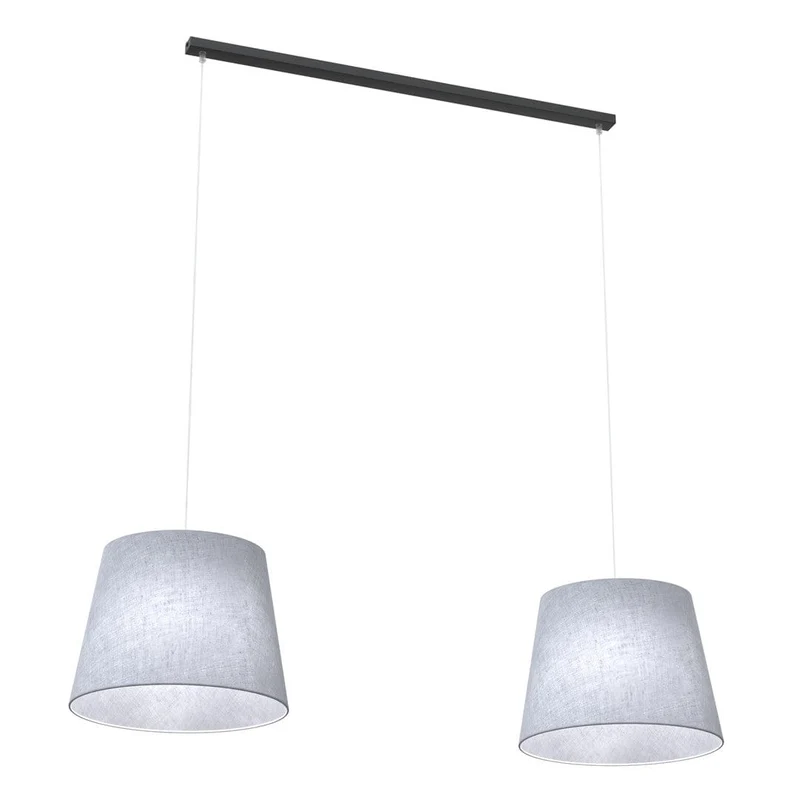 Abat jour en suspension gris Salon