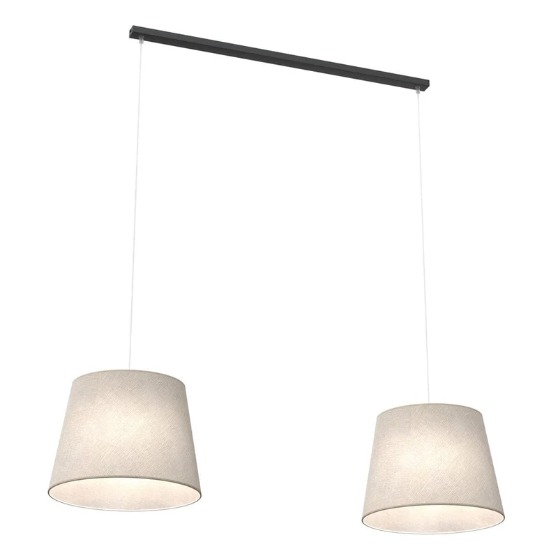 Abat jour en suspension gris Salon