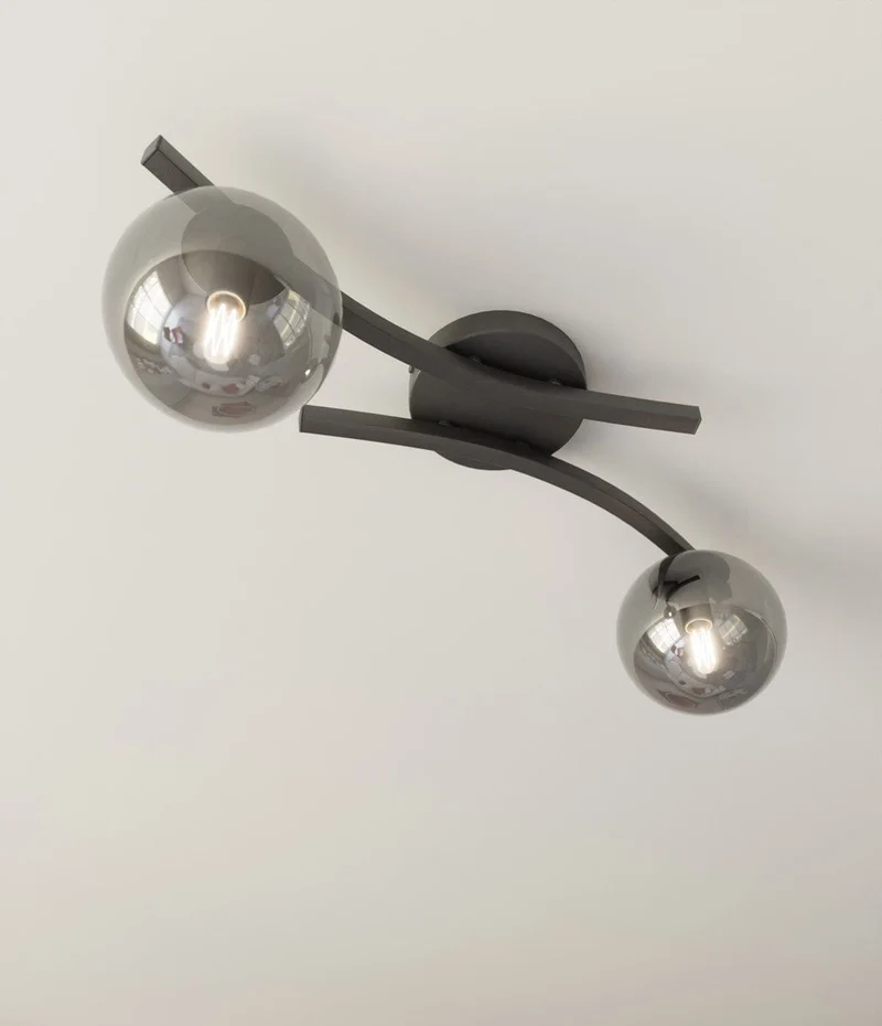Plafonnier blanc design Salon