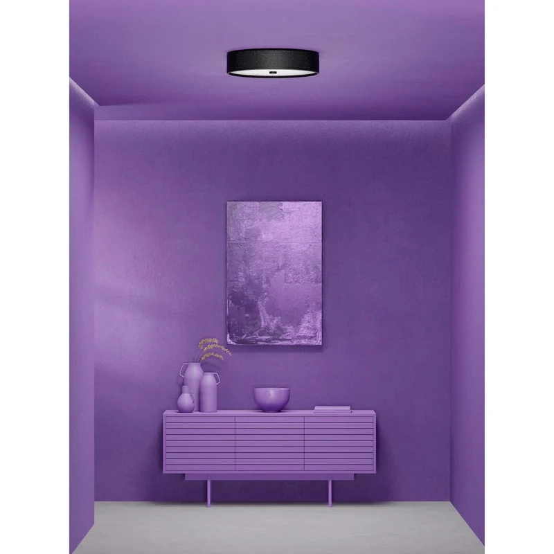 GRAIN - PLAFOND Ø50 L - MAT SORT - BELID
