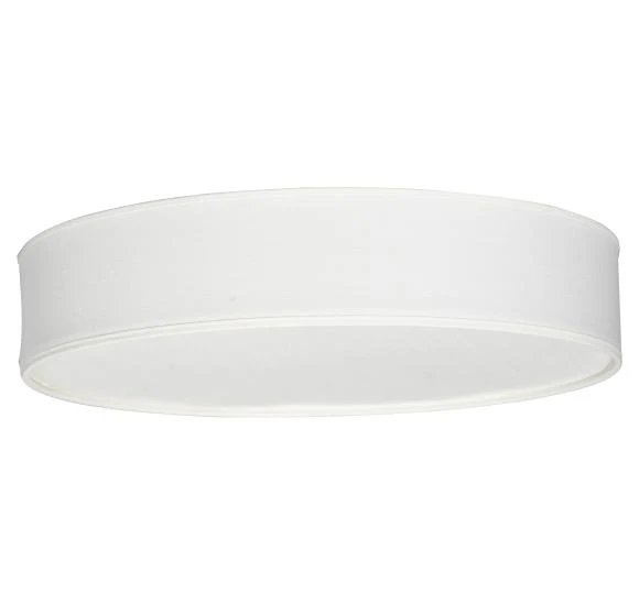 Soft Plafond Ø44 - Loftlampe - Hvid Linned - Svensk håndværk med blødt lys