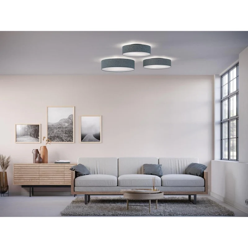 Soft Plafond Ø44 - Loftlampe - Blå Uld